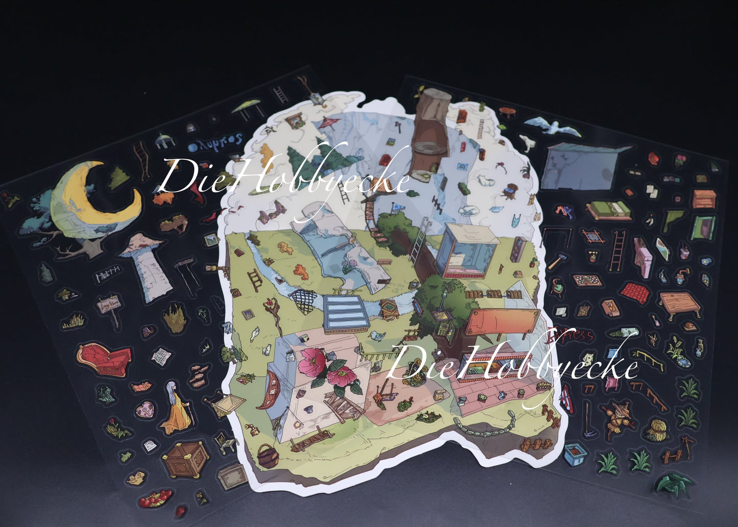 3D Scene Sticker Motiv die Kaiserin