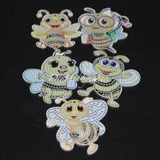 Diamond Painting Anhänger Bienchen