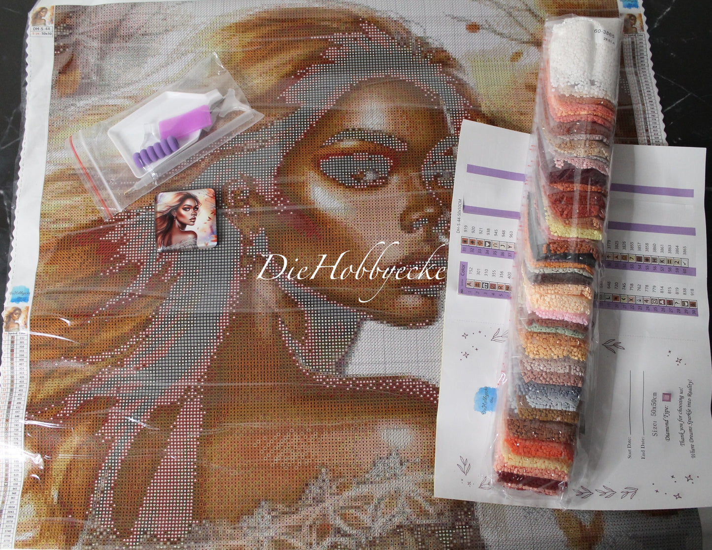Diamond Painting Bild Daphne Herbst