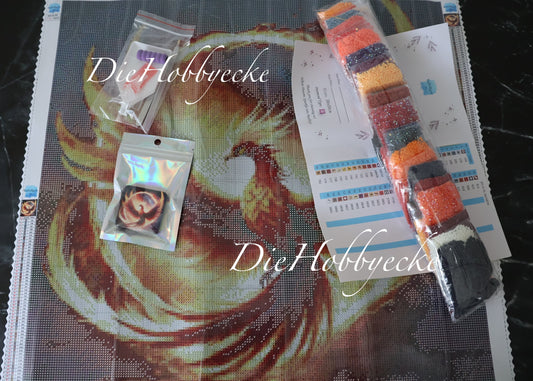 Diamond Painting Bild Feuer-Phönix