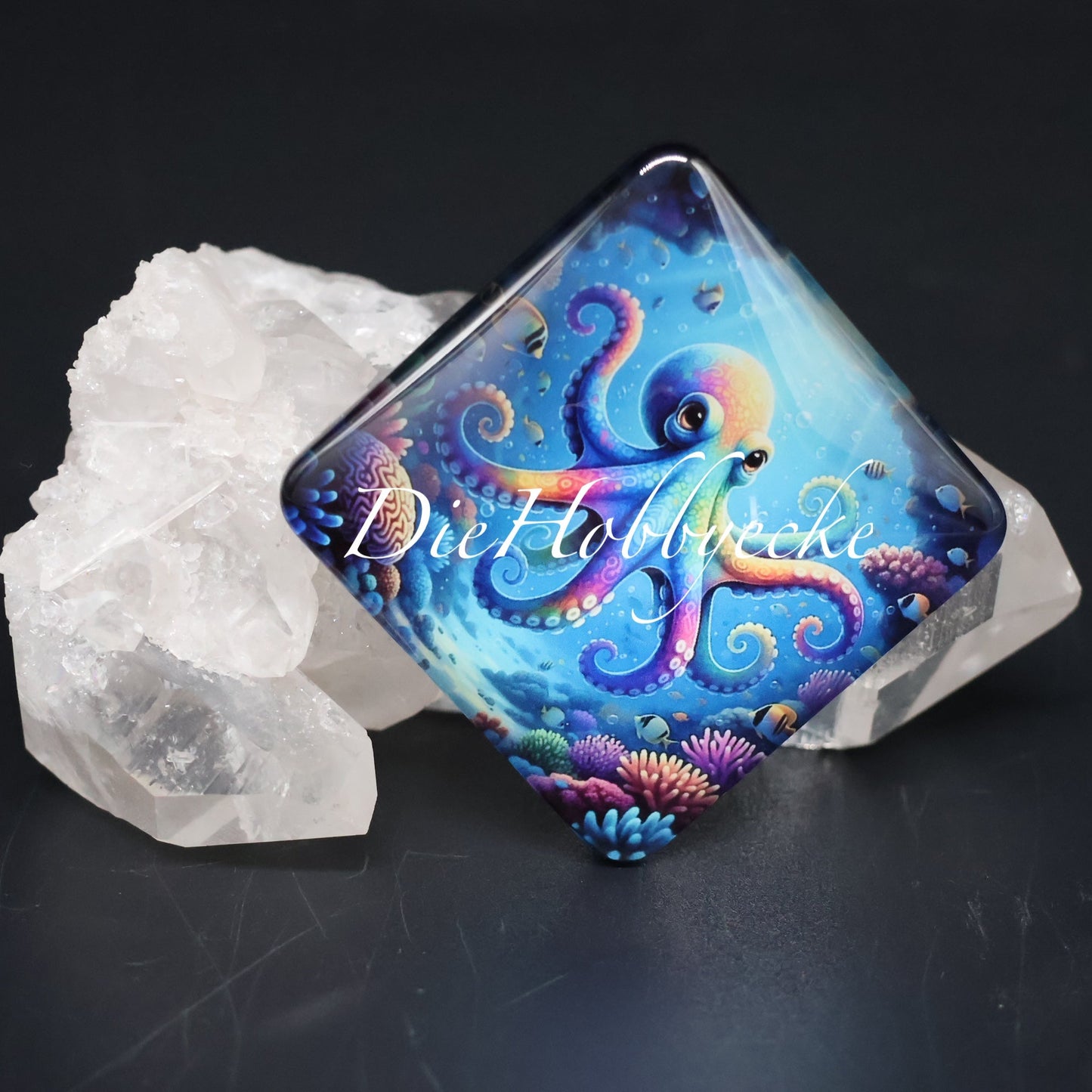 Diamond Painting Cover Minder Krake Lumi