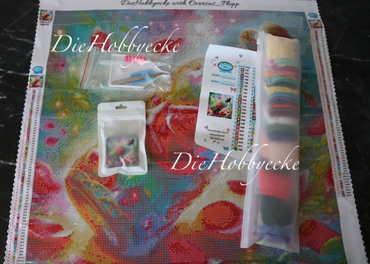Diamond Painting Bild magische Flasche