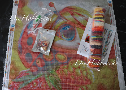 Diamond Painting Bild Marienkäfer Mariechen