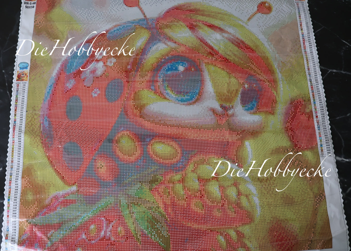 Diamond Painting Bild Marienkäfer Mariechen