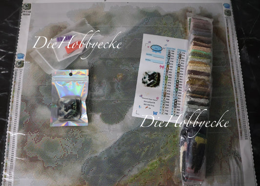 Diamond Painting Bild Panther Wächter der Wildnis