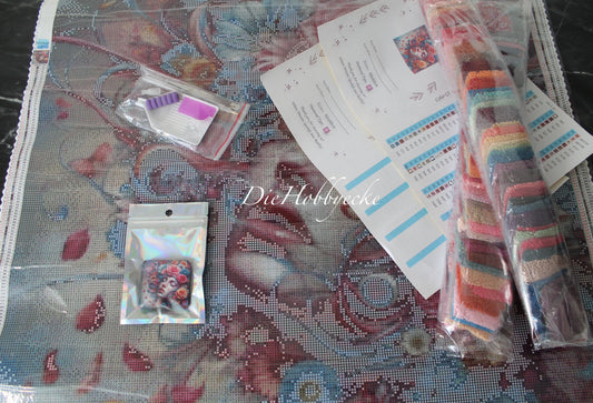 Diamond Painting Bild Blumen-Lady Rosalie