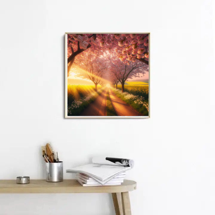 Diamond Painting Bild Sommertraum in Rapsblüte