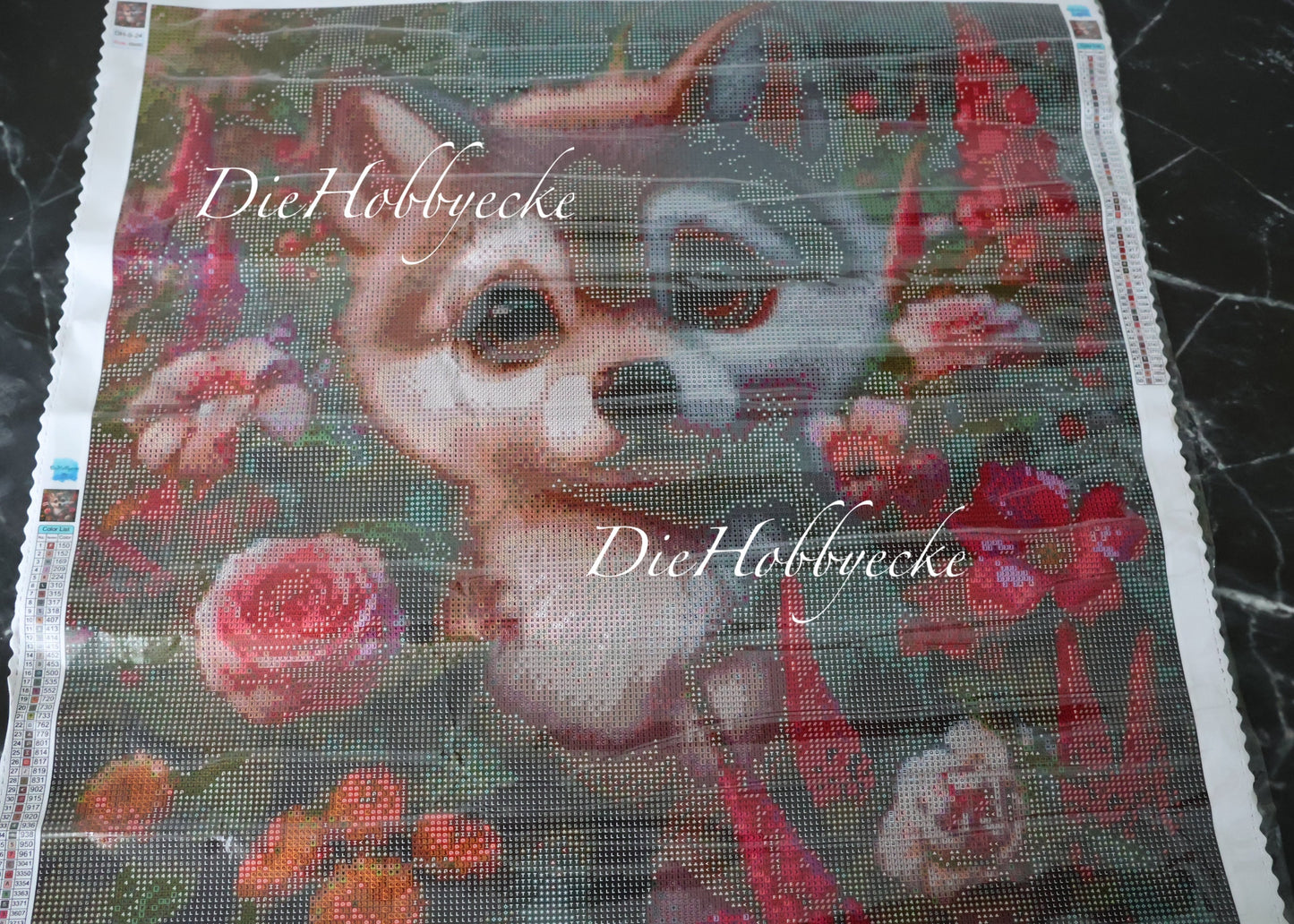 Diamond Painting Bild Wolfsjunge Wolfi