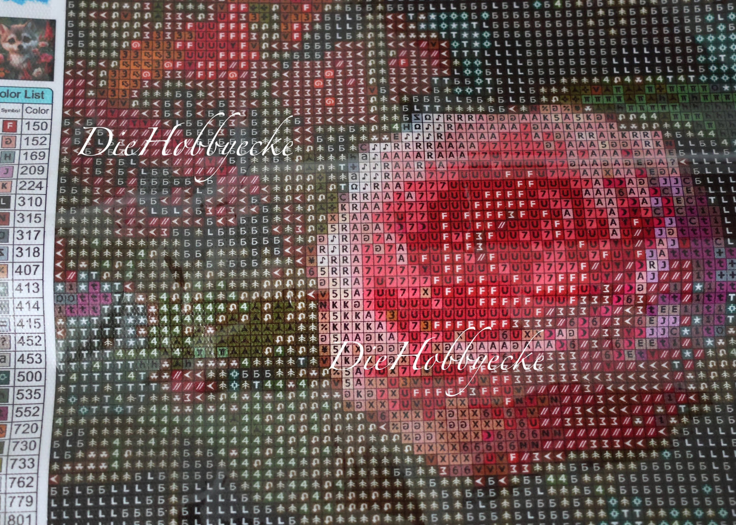 Diamond Painting Bild Wolfsjunge Wolfi