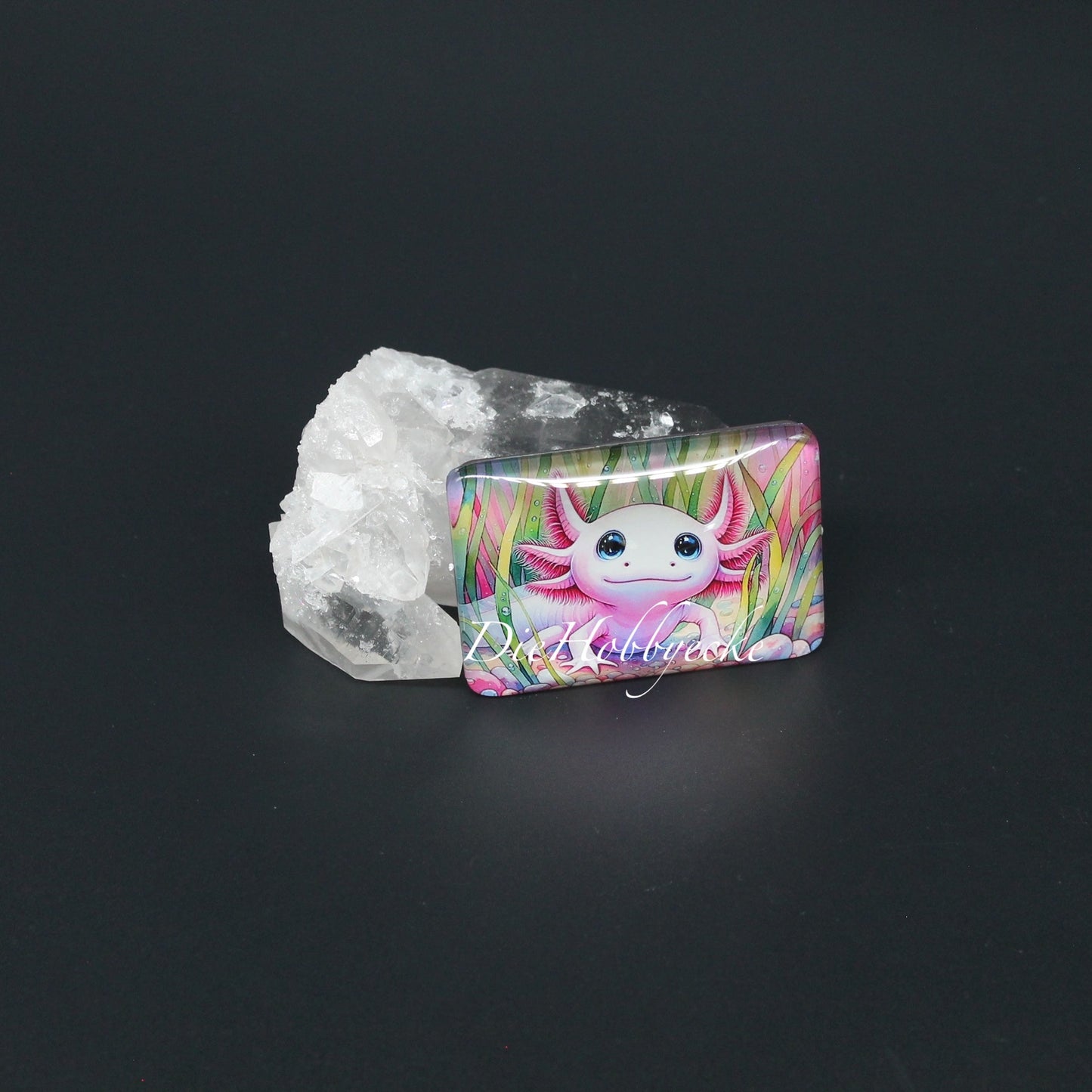 Diamond Painting Kühlschrankmagnet Axolotl Lotti