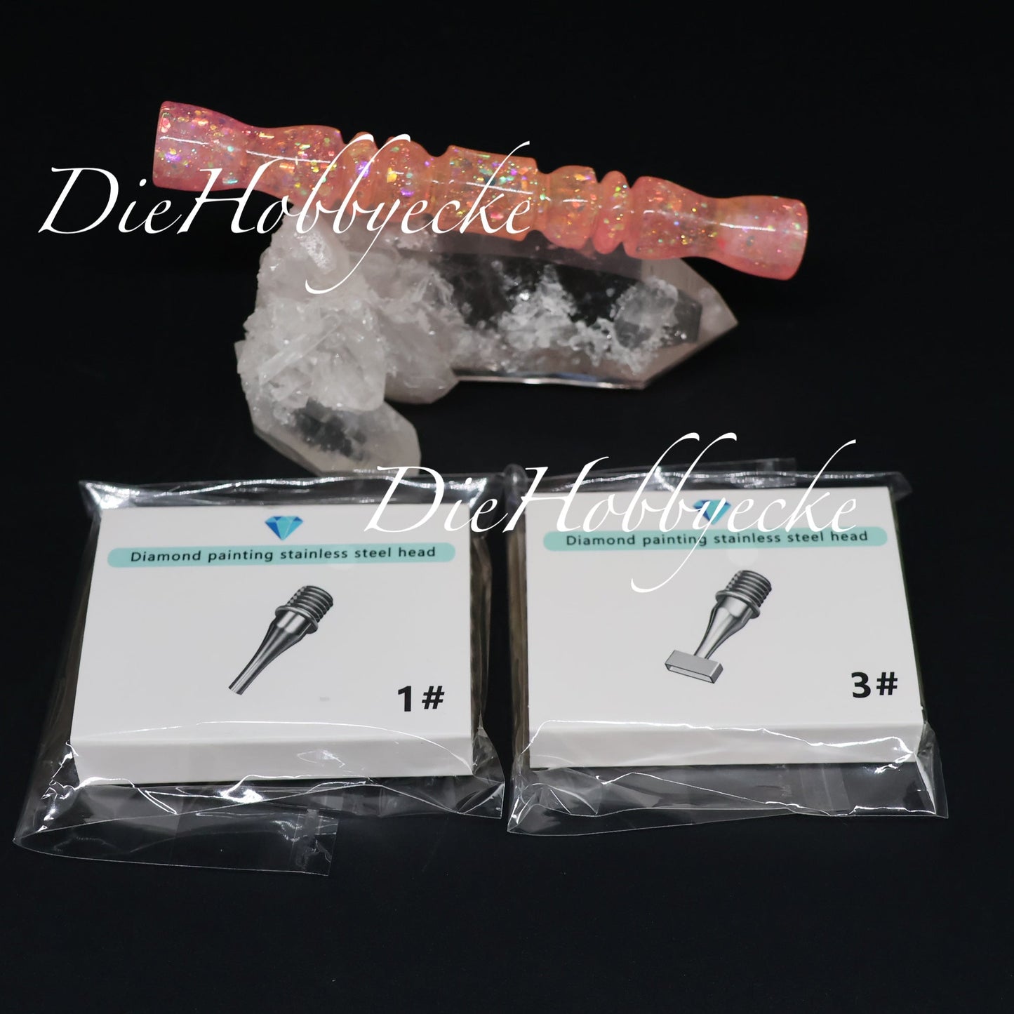 Diamond Painting Glitzer Harz Stift orange