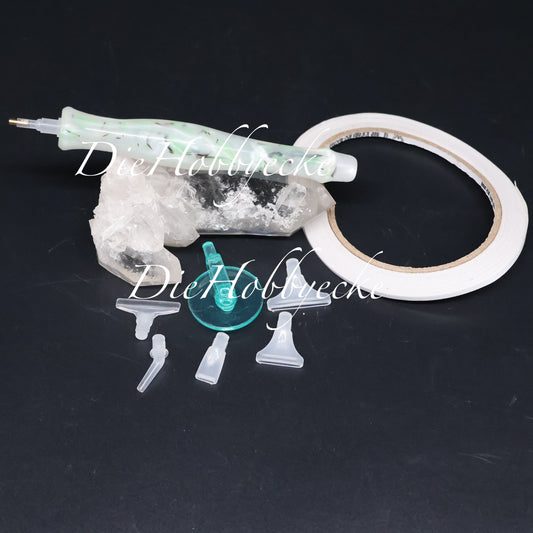 Diamond Painting Harzstifte schimmernd grün