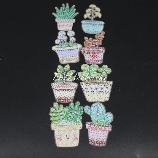 Diamond Painting Kühlschrankmagnete Kakteen