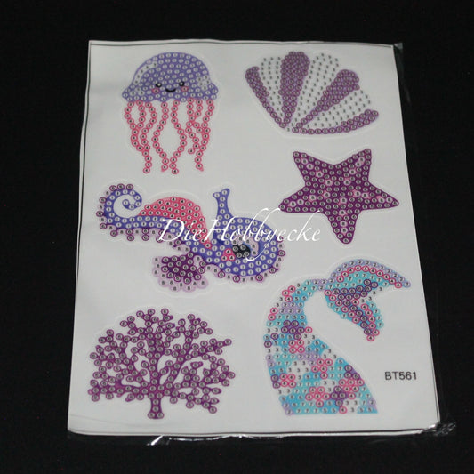 Diamond Painting Sticker Meerestiere