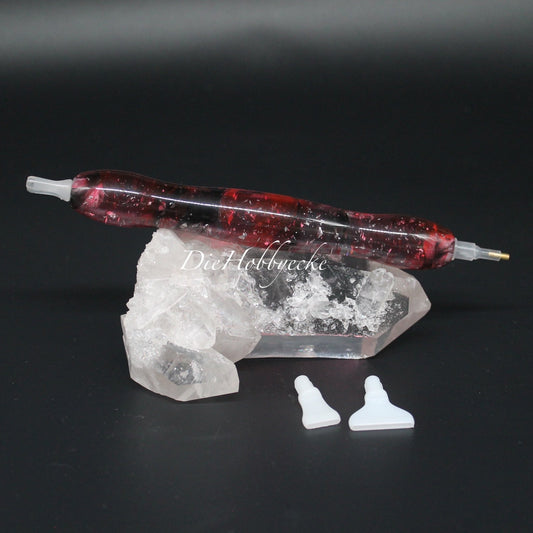 Diamond Painting Harzstifte glitzer braun und rot