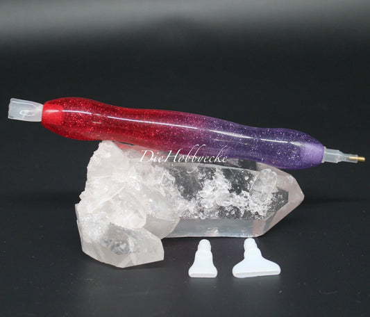 Diamond Painting Harzstift lila rot