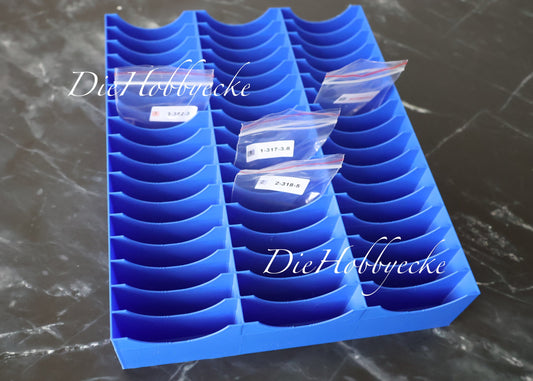 Diamond Painting Zip-Beutel-Organizer in blau