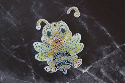 Diamond Painting 5 Anhänger zauberhafte Bienchen - B-Ware -