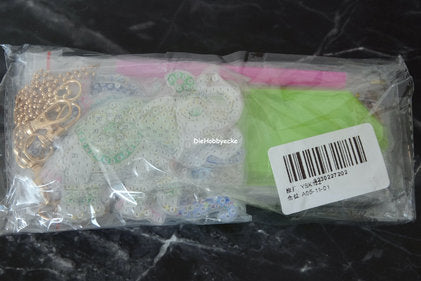 Diamond Painting 6 Anhänger bunte Elefanten