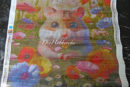 Diamond Painting KI-Künstlerbild Goldhamster Charly