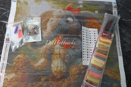 Diamond Painting Ki-Künstlerbild Elefant Kira