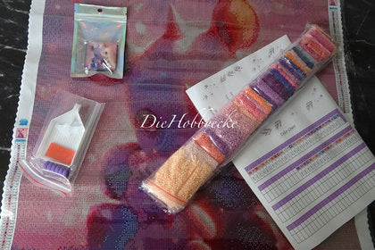 Diamond Painting Bild Nashorn Samy