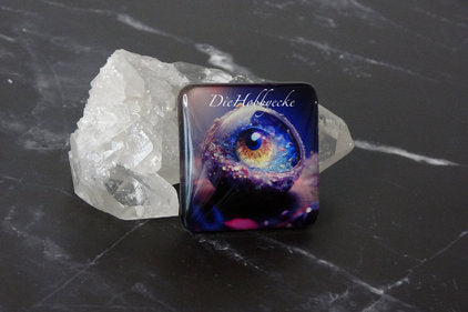 Diamond Painting Künstlerbild sehendes Auge