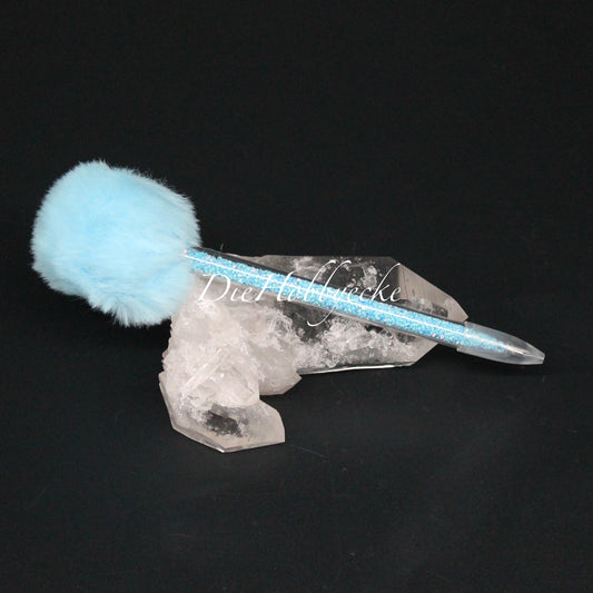 Diamond Painting Glitzer Bommelstift blau