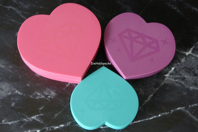 Diamond Painting Herz-Schiffchen