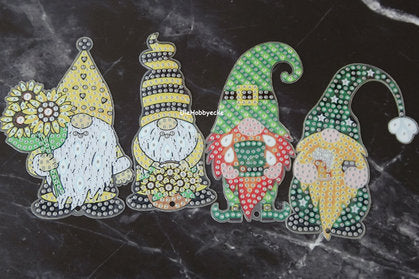 Diamond Painting Lesezeichen Gnome