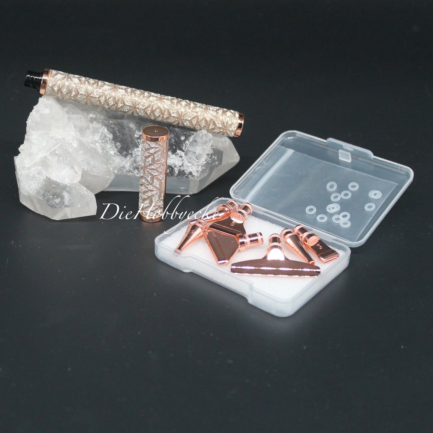 Diamond Painting Glitzerstifte mit Edelstahlaufsätze