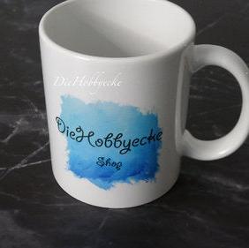 Diamond Painting Tasse / Haferl „DieHobbyecke“