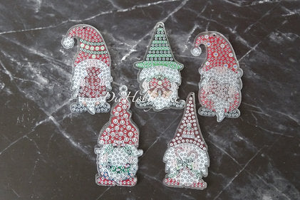 Diamond Painting Anhänger Weihnachtswichtel