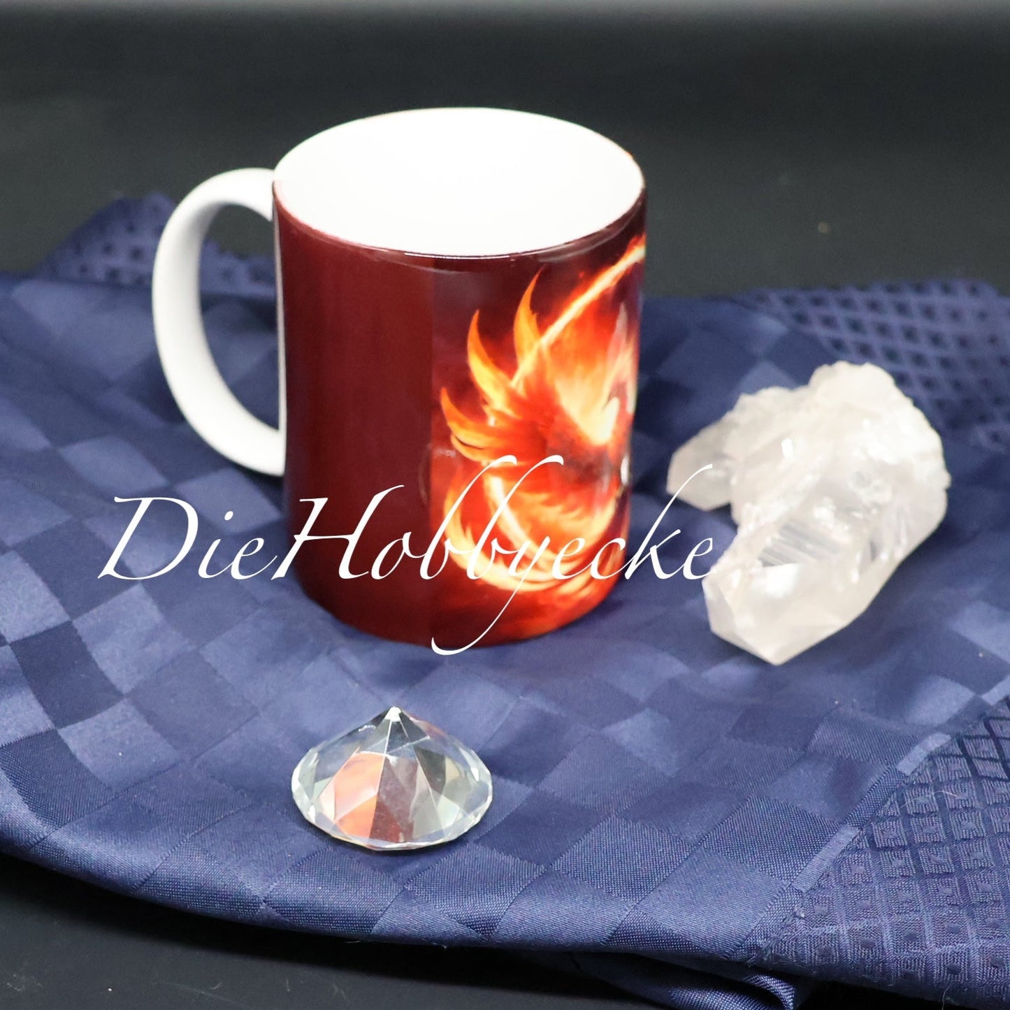 Kreative Ideen Künstlertasse Feuer-Phoenix