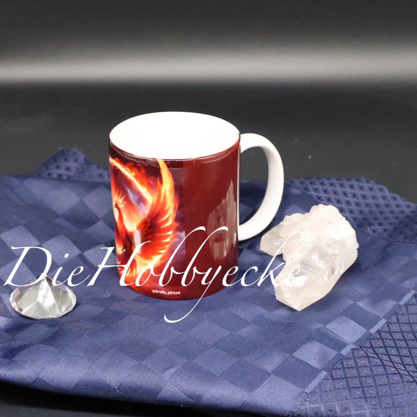 Kreative Ideen Künstlertasse Feuer-Phoenix