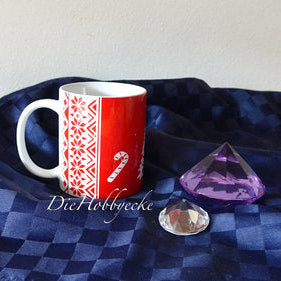 DieHobbyecke rote Tasse Weihnachtsbaum