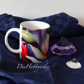Kreative Ideen / Tassen mit wunderschönen Ölfarben-Lilien with Gabriella