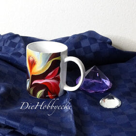 Kreative Ideen / Tassen mit wunderschönen Ölfarben-Lilien with Gabriella