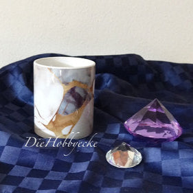 DieHobbyecke Tasse mit Marmoreffekt