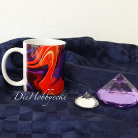 DieHobbyecke Tasse bunte Farben