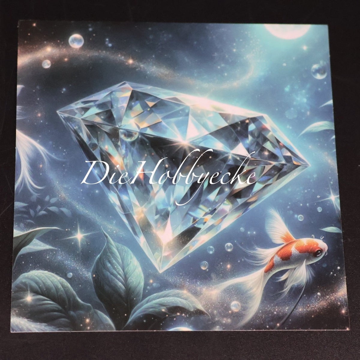 Diamond Painting Release Paper Motiv Diamant mit Koi