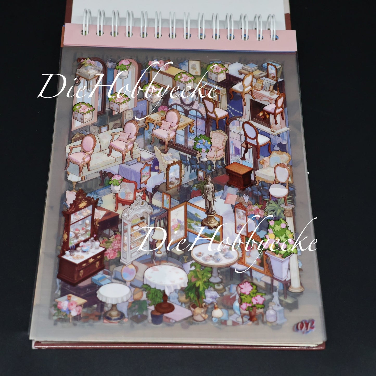 3D Scene Sticker Block mit 15 Räume voller Fantasie!