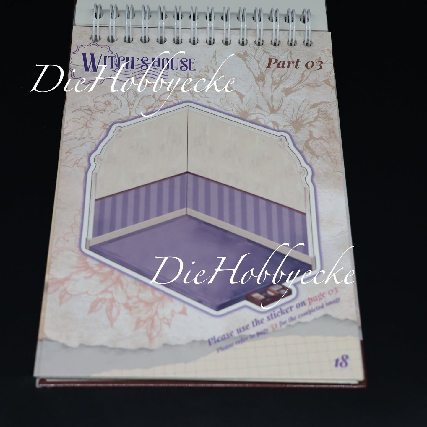 3D Scene Sticker Block mit 15 Räume voller Fantasie!