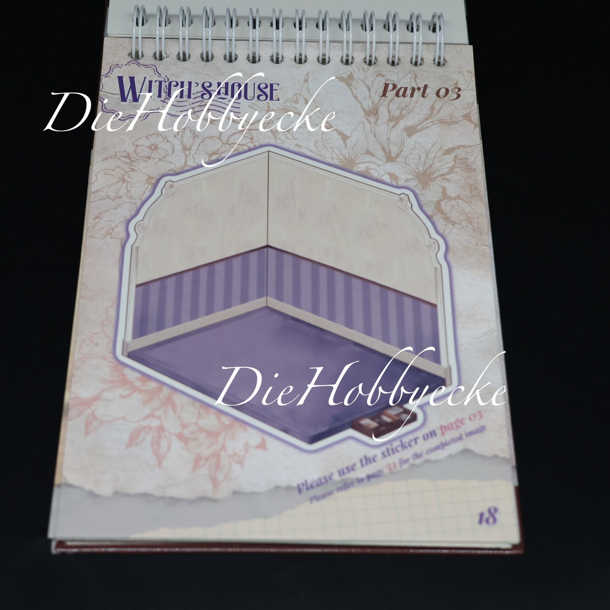 3D Scene Sticker Block mit 15 Räume voller Fantasie!