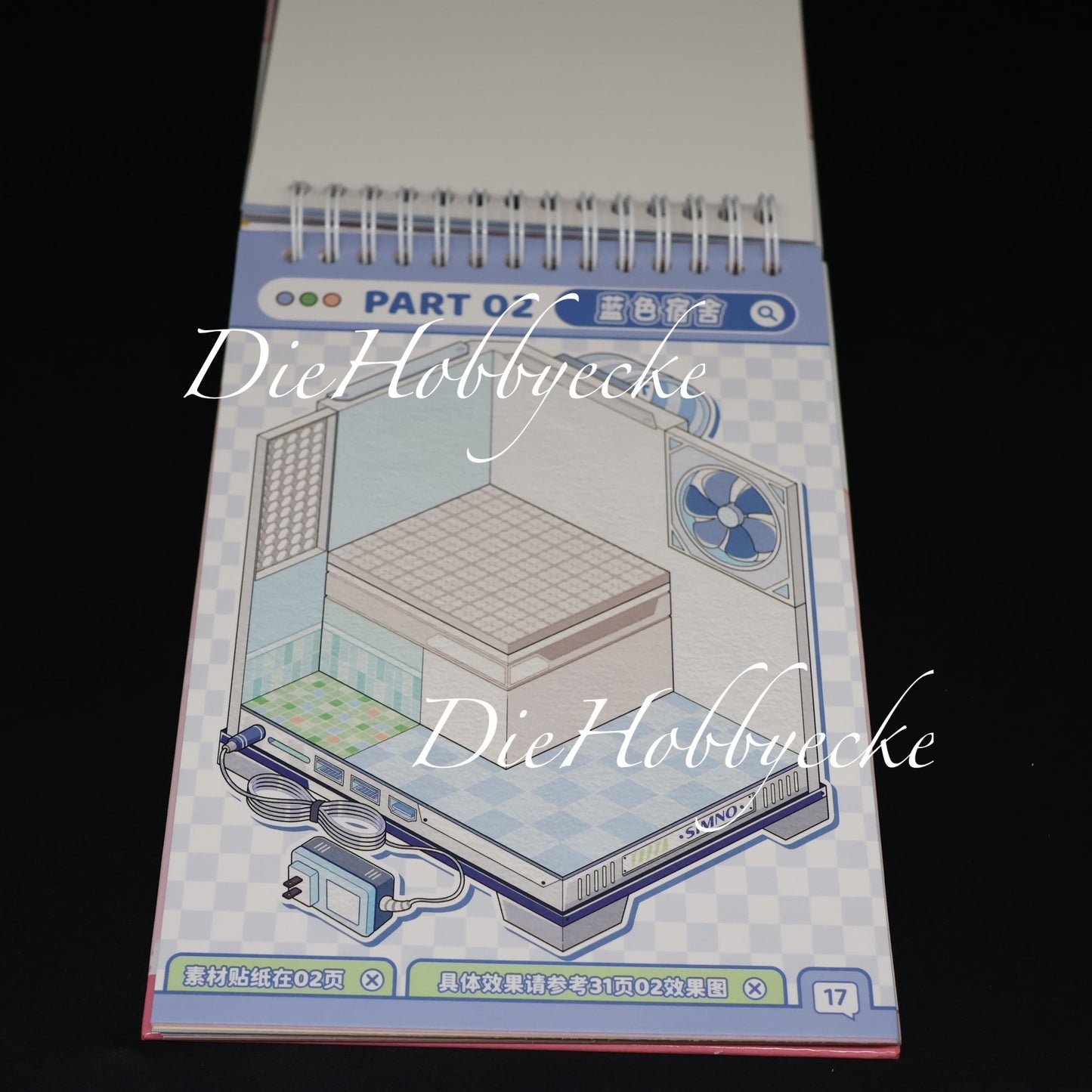 3D Scene Sticker Block mit 15 fantastische Welten!