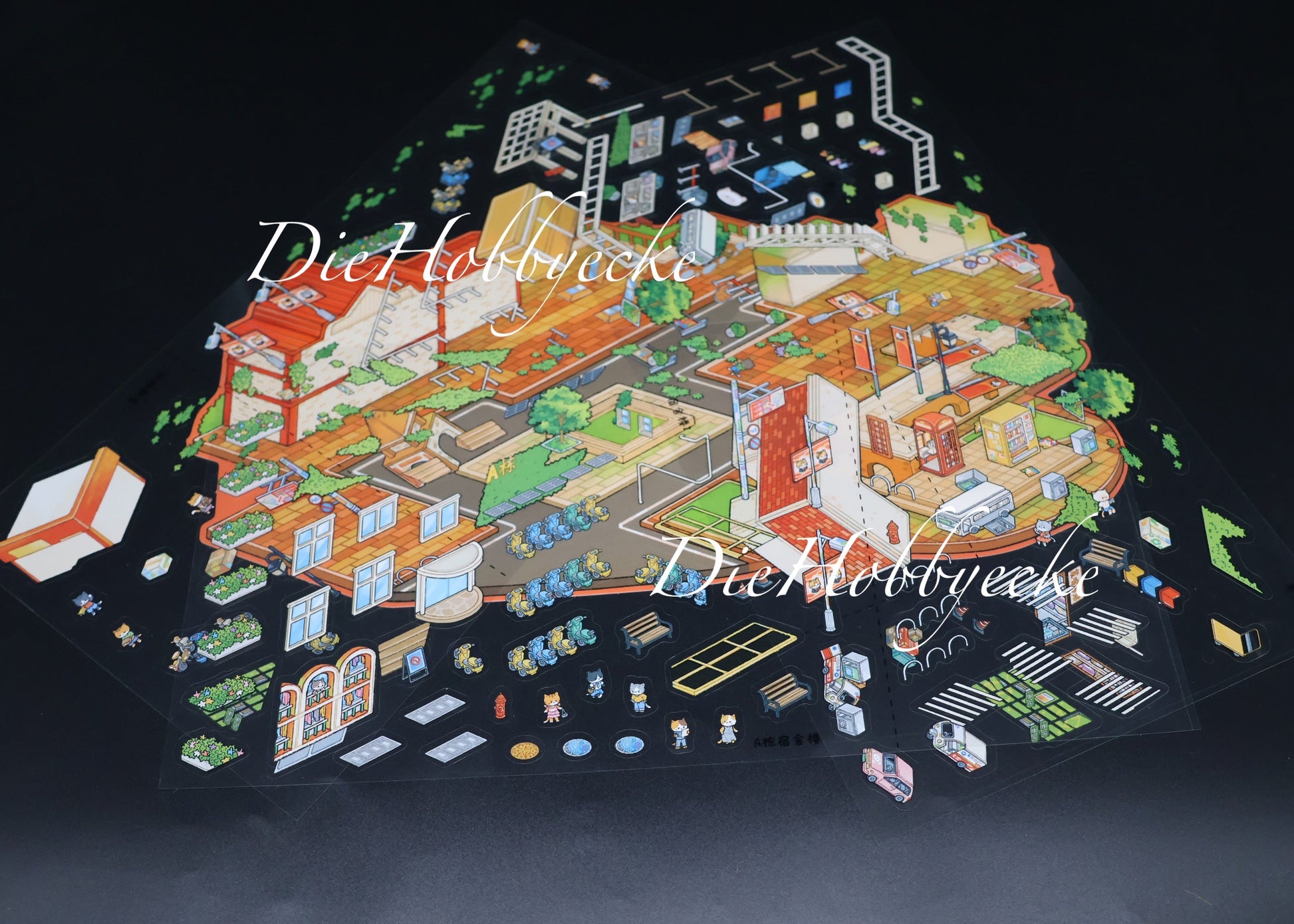 3D Scene Sticker Teil 1 von 4