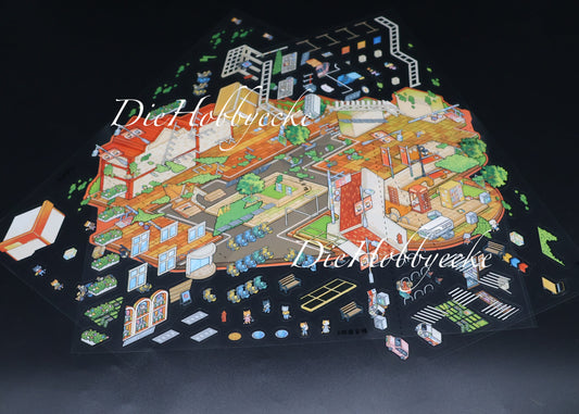 3D Scene Sticker Teil 1 von 4