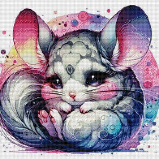 Diamond Painting Bild Chinchilla Frieda