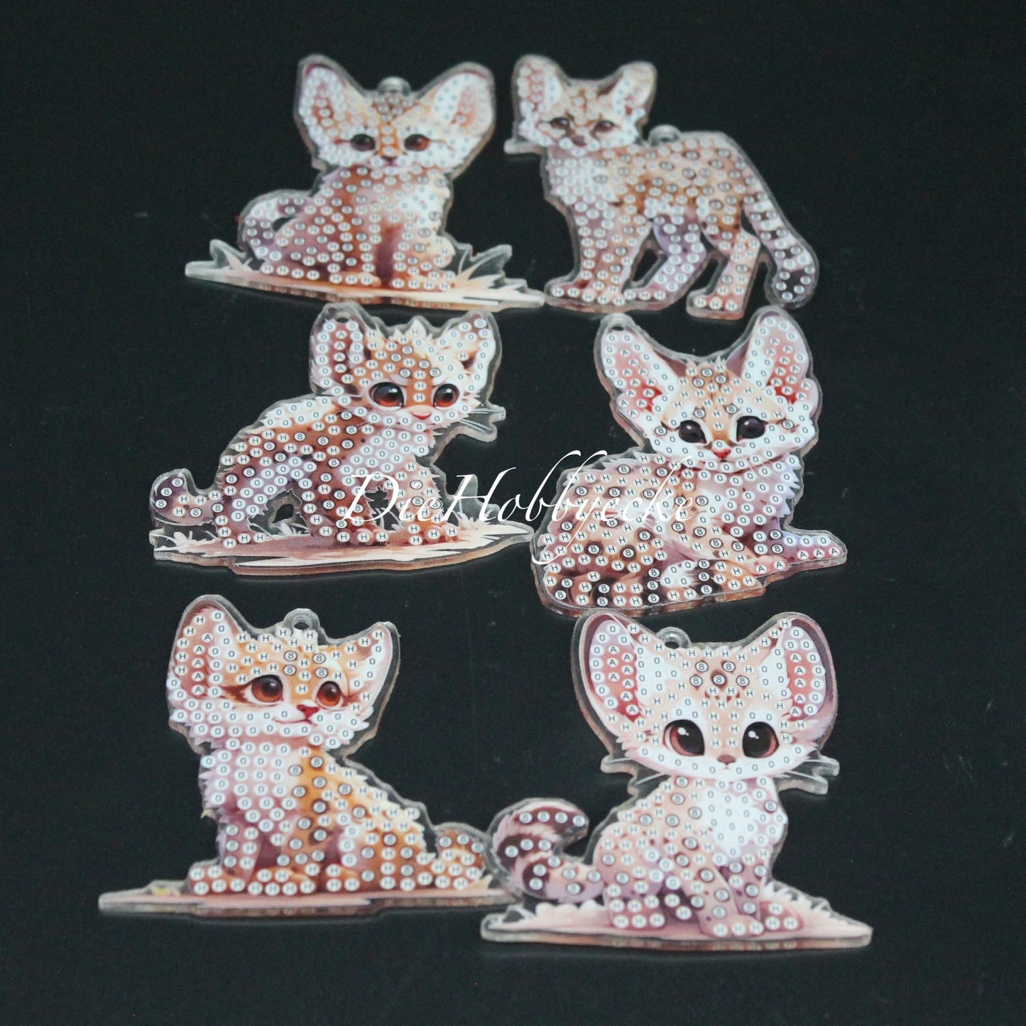 Diamond Painting Anhänger Schakale