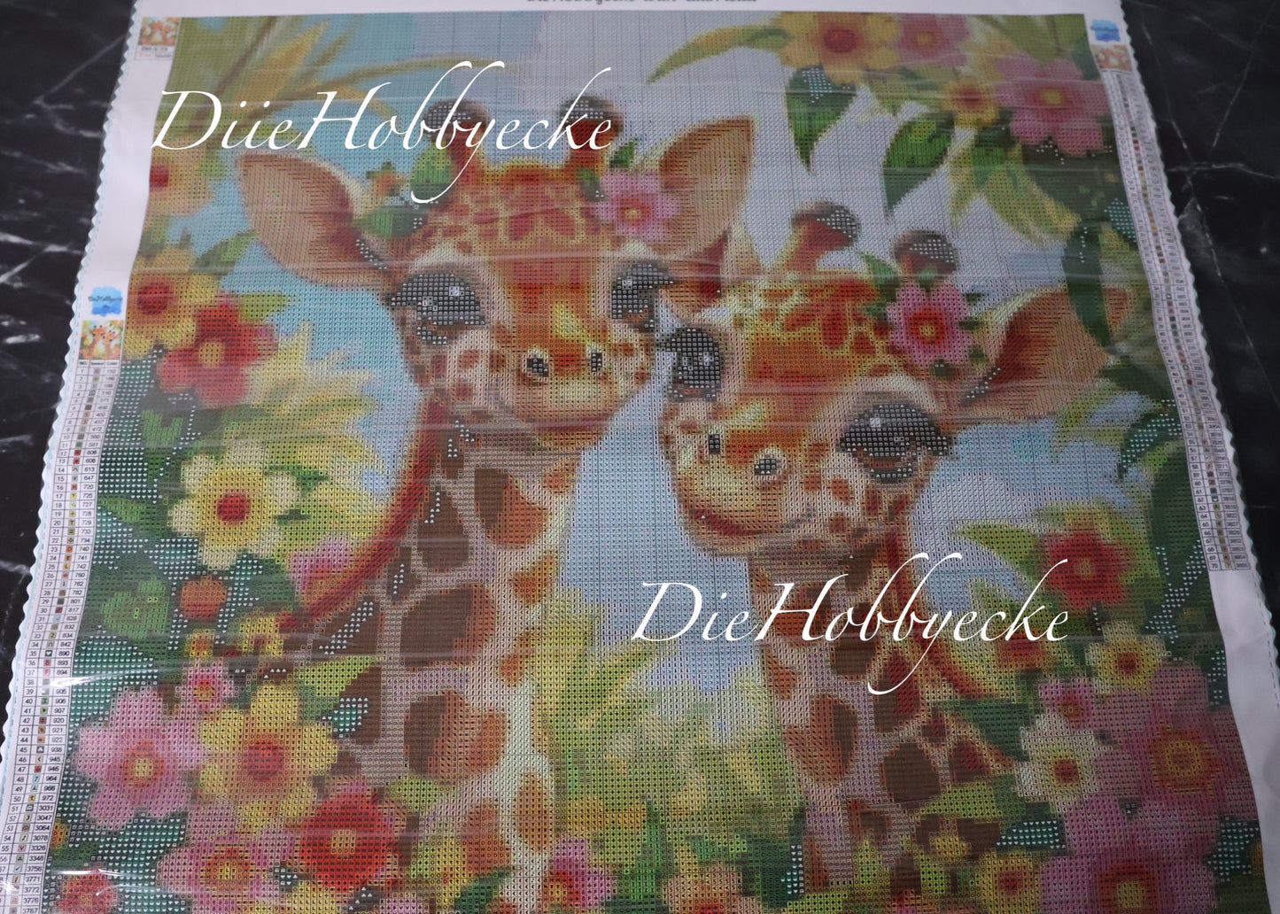 Diamond Painting Bild Giraffen Luna&Momo